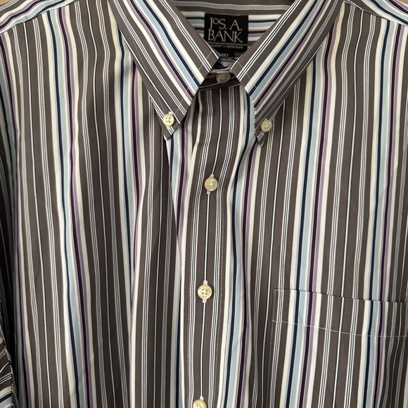 Jos. A. Bank Traveler's Collection Men's Striped Shirt Size 3XT - Picture 1 of 6